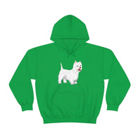 West Highland White Terrier Unisex Heavy Blend™ Hooded Sweatshirt, S - 5XL, Cotton/Polyester, FREE Shipping, Made in USA!!