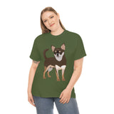 Chihuahua Unisex Heavy Cotton Tee, S - 5XL, 12 Colors, 100% Cotton, Made in the Usa, Free Shipping!!