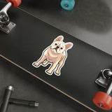 French Bulldog Die-Cut Stickers,  Water Resistant Vinyl, 5 Sizes, Matte Finish, Indoor/Outdoor, FREE Shipping, Made in USA!!