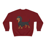 Dachshund Unisex Heavy Blend™ Crewneck Sweatshirt, S - 2XL, 14 Colors, Cotton/Polyester, Medium Fabric, FREE Shipping, Made in USA!!