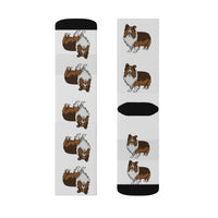 Shetland Sheepdog Sublimation Socks