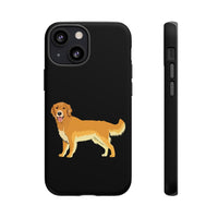 Golden Retriever Cell Phone Cases, Samsung, iPhone, Google, Impact Resistant, Dual Layer for Protection, FREE Shipping, Made in USA!!