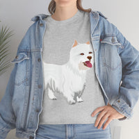 West Highland White Terrier Unisex Heavy Cotton Tee, S - 5XL, Cotton, FREE Shipping, Made in USA!!