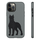 Cane Corso Tough Cell Phone Cases, Two Layers for Protection, Impact Resistant, Made in the USA!!