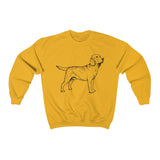 Labrador Retriever Unisex Heavy Blend Crewneck Sweatshirt