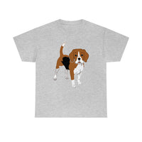 Beagle Unisex Heavy Cotton Tee, Made in the USA!!