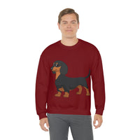 Dachshund Unisex Heavy Blend™ Crewneck Sweatshirt, S - 2XL, 14 Colors, Cotton/Polyester, Medium Fabric, FREE Shipping, Made in USA!!