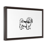 Shih Tzu Horizontal Framed Premium Gallery Wrap Canvas