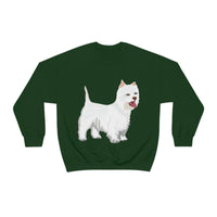 West Highland White Terrier Unisex Heavy Blend™ Crewneck Sweatshirt, S - 5XL, Cotton/Polyester, FREE Shipping, Made in USA!!