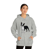 Boston Terrier Unisex Heavy Blend™ Hooded Sweatshirt, S - 5XL, 12 Colors, Cotton/Polyester, FREE Shipping, Made in USA!!