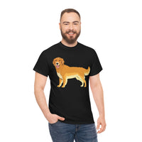 Golden Retriever Unisex Heavy Cotton Tee