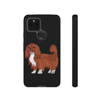 Ruby Cavalier King Charles Spaniel Tough Cases, Matte/Glossy, Outer Shell, 2 Layer Case For Protection, Over 30 Cases!!