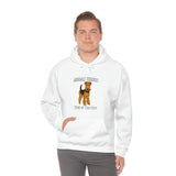 Airedale Terrier Unisex Heavy Blend Hooded Sweatshirt, S - 5XL, 12 Colors, Cotton/Polyester, FREE Shipping, Made in USA!!