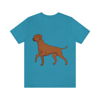 Rhodesian Ridgeback Unisex Jersey Short Sleeve Tee, S - 3XL, 16 Colors, Light Fabric Cotton, FREE Shipping, Made in USA!!