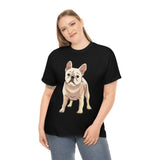 French Bulldog Unisex Heavy Cotton Tee, S - 5XL, 12 Colors, Light Fabric, FREE Shipping, Made in USA!!