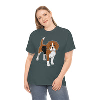 Beagle Unisex Heavy Cotton Tee, Made in the USA!!