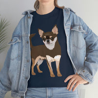 Chihuahua Unisex Heavy Cotton Tee, S - 5XL, 12 Colors, 100% Cotton, Made in the Usa, Free Shipping!!