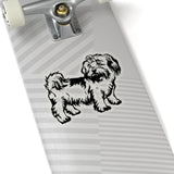 Shih Tzu Kiss-Cut Stickers
