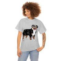Australian Shepherd Unisex Heavy Cotton Tee, S-5XL, 12 Colors, 100% Cotton, Light Fabric, FREE Shipping, Made in USA!!