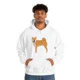 Shiba Inu Unisex Heavy Blend™ Hooded Sweatshirt, S -5XL, 12 Colors, Cotton/Polyester, Medium Heavy Fabric, FREE Shipping, Made in USA!!