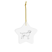 Labrador Retriever Ceramic Ornaments