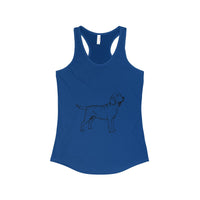 Labrador Retriever Tank Tops for Women Ideal Racerback Tank