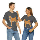 Shiba Inu Unisex Jersey Short Sleeve Tee, S - 3XL, 16 Colors, 100% Cotton, Light Fabric, FREE Shipping, Made in USA!!