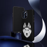 Siberian Husky Tough Cell Phone Cases, 33 Types of Cases, 2 Layer Case, Impact Resistant, FREE Shipping, Made in USA!!