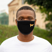 Golden Retriever Mixed-Fabric Face Mask
