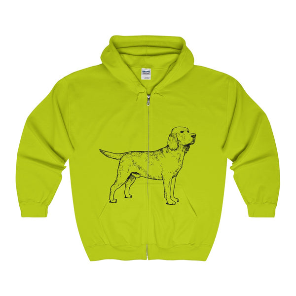 Labrador Retriever Hoodies, Unisex Heavy Blend™ Full Zip Hooded Sweatshirt