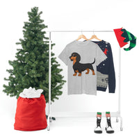 Dachshund Unisex Heavy Cotton Tee, S - 5XL, 12 Colors, Light Fabric, FREE Shipping, Made in USA!!