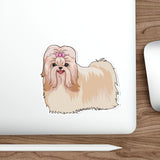 Havanese Die-Cut Stickers, Water Resistant Vinyl, 5 Sizes, Matte Finish, Indoor/Outdoor, FREE Shipping, Made in USA!!