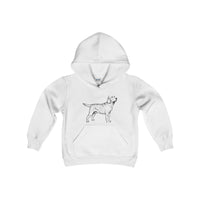 Labrador Retriever Boys Hoodies, Kids Heavy Blend Hooded Sweatshirt