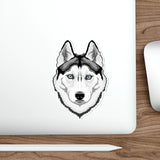 Siberian Husky Die-Cut Stickers, Water Resistant Vinyl, 5 Sizes, Matte Finish, Indoor/Outdoor, FREE Shipping, Made in USA!!