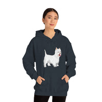 West Highland White Terrier Unisex Heavy Blend™ Hooded Sweatshirt, S - 5XL, Cotton/Polyester, FREE Shipping, Made in USA!!