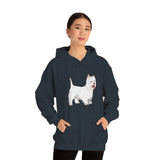 West Highland White Terrier Unisex Heavy Blend™ Hooded Sweatshirt, S - 5XL, Cotton/Polyester, FREE Shipping, Made in USA!!