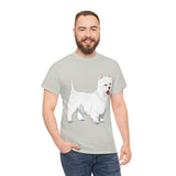 West Highland White Terrier Unisex Heavy Cotton Tee, S - 5XL, Cotton, FREE Shipping, Made in USA!!