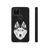 Siberian Husky Tough Cell Phone Cases, 33 Types of Cases, 2 Layer Case, Impact Resistant, FREE Shipping, Made in USA!!