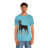 Doberman Pinscher Unisex Jersey Short Sleeve Tee