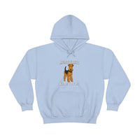 Airedale Terrier Unisex Heavy Blend Hooded Sweatshirt, S - 5XL, 12 Colors, Cotton/Polyester, FREE Shipping, Made in USA!!