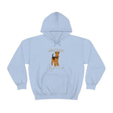 Airedale Terrier Unisex Heavy Blend Hooded Sweatshirt, S - 5XL, 12 Colors, Cotton/Polyester, FREE Shipping, Made in USA!!