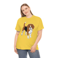 Beagle Unisex Heavy Cotton Tee, Made in the USA!!