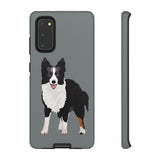 Border Collie Tough Cell Phone Cases, iPhone, Samsung, 2 Layer Case, Impact Resistant, Photographic Print Quality, FREE Shipping, Made in the USA!!