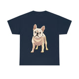 French Bulldog Unisex Heavy Cotton Tee, S - 5XL, 12 Colors, Light Fabric, FREE Shipping, Made in USA!!