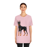 Doberman Pinscher Unisex Jersey Short Sleeve Tee