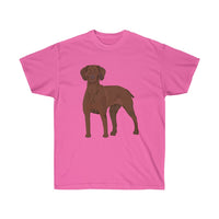 Vizsla Unisex Ultra Cotton Tee, 12 Colors, S - 5XL, FREE Shipping, Made in the USA!!