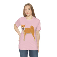 Shiba Inu Unisex Jersey Short Sleeve Tee, S - 3XL, 16 Colors, 100% Cotton, Light Fabric, FREE Shipping, Made in USA!!