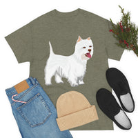 West Highland White Terrier Unisex Heavy Cotton Tee, S - 5XL, Cotton, FREE Shipping, Made in USA!!