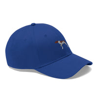 German Shorthaired Pointer Unisex Twill Hat, Cotton Twill, Adjustable Velcro Closure, FREE Shipping, Made in USA!!