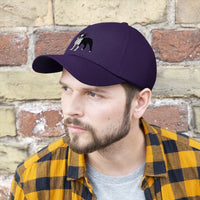 Boston Terrier Unisex Twill Hat, Cotton Twill, Adjustable Velcro Closure, FREE Shipping, Made in USA!!